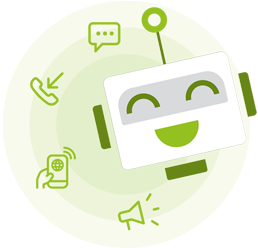 Chatta o parla con l'assistente virtuale