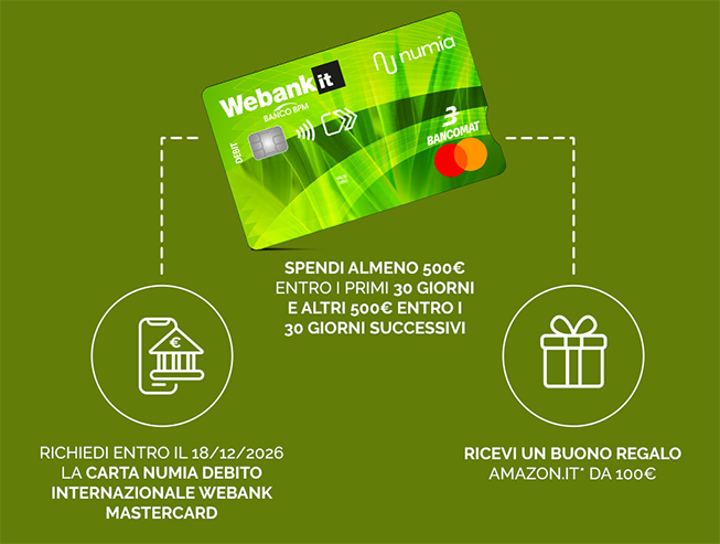 Promo apertura conto WeBank